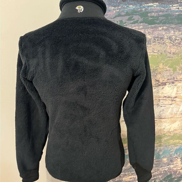 Mountain Hardwear Monkey Fleece Full Zip Womens S/P Black Teddy Pile Sherpa - Picture 2 of 11